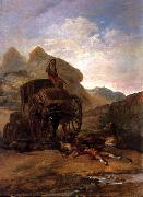 Francisco de Goya Asalto de ladrones oil painting